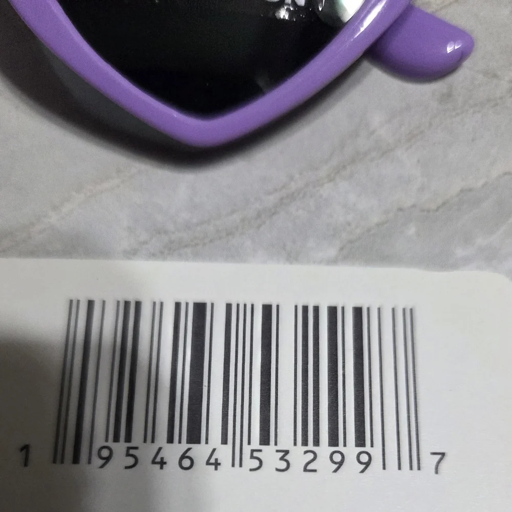 Little Diva Heart-Shaped Purple Sunglasses - UV Protection With Box